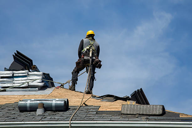 Professional Storm Damage Roof Repair technician working in New Baltimore, VA